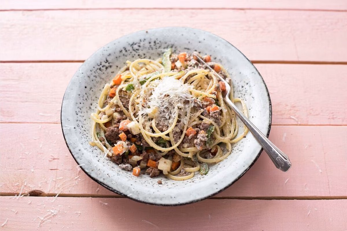 Creamy Poblano Bolognese