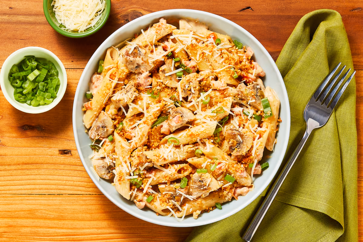 Chicken & Mushroom Truffle Penne