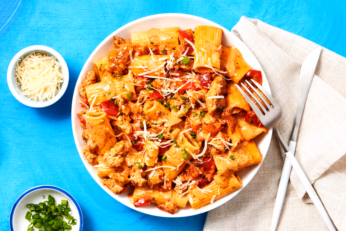 Chicken Sausage Rigatoni