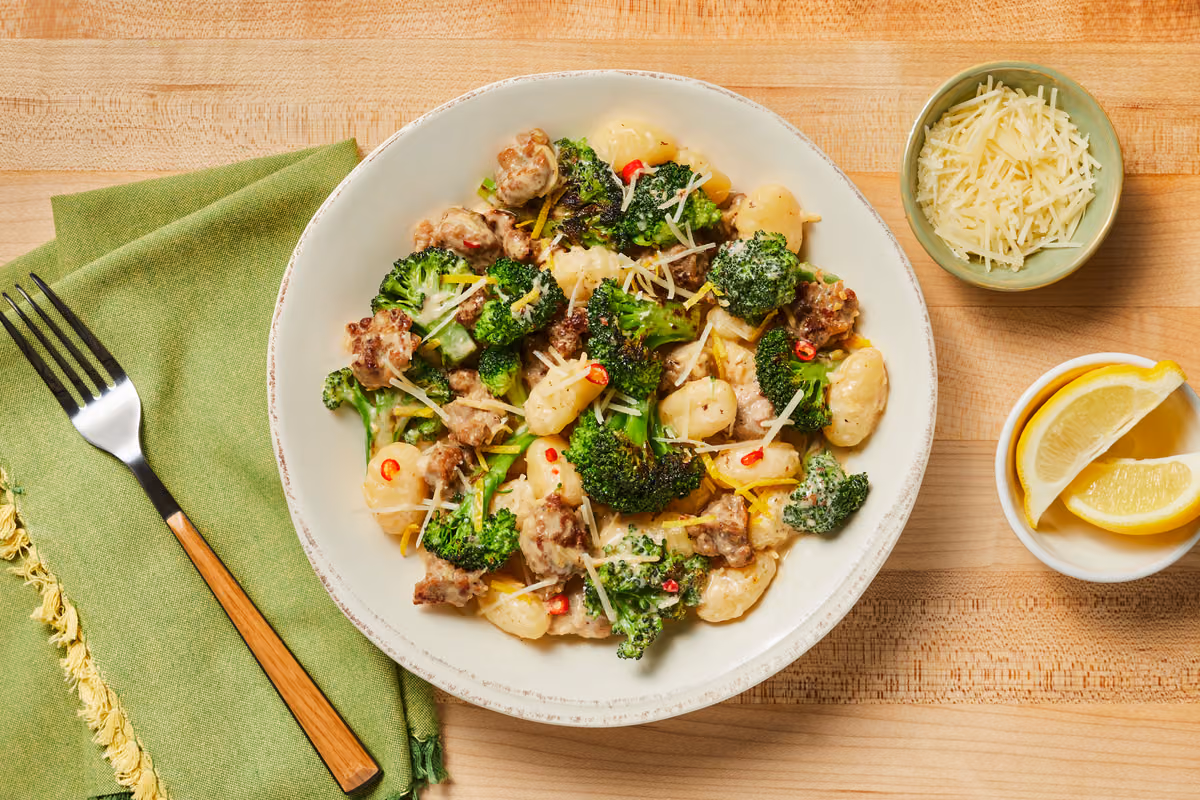 Pork Sausage & Broccoli Gnocchi