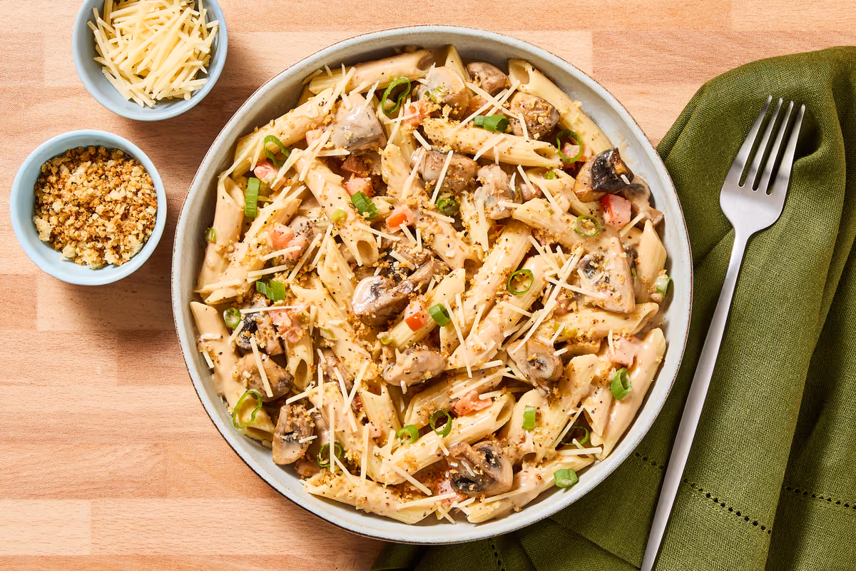 Shrimp & Mushroom Penne