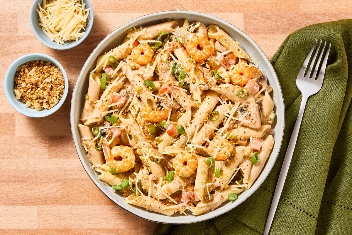 Shrimp & Mushroom Truffle Penne