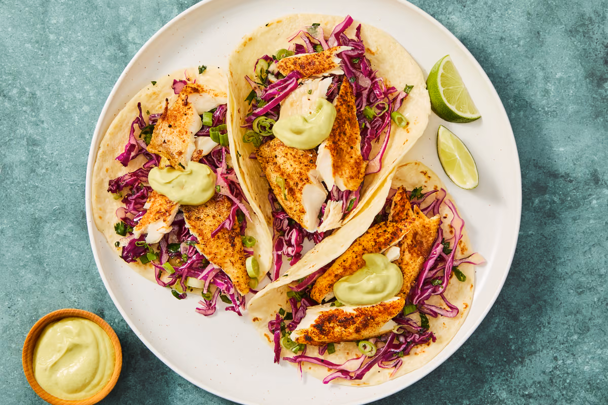 One-Pan Southwest Rainbow Trout Tacos