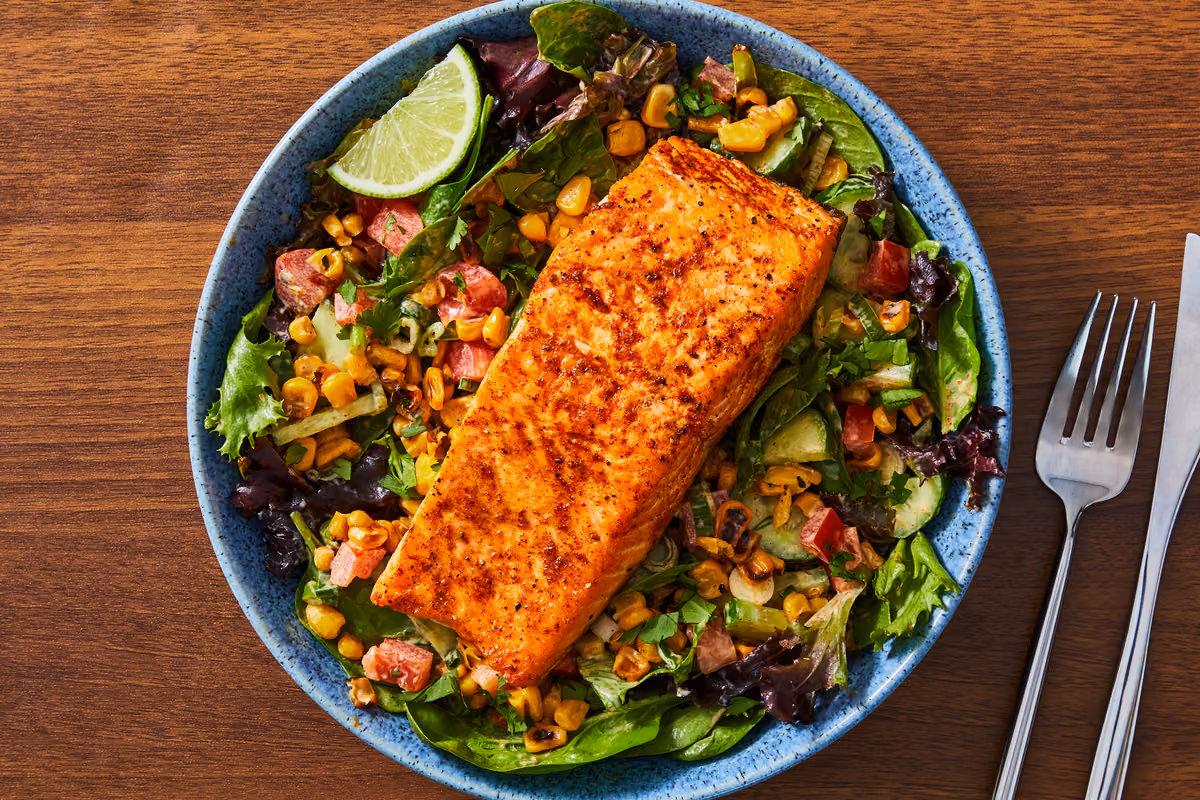 Southwest Salmon Salad