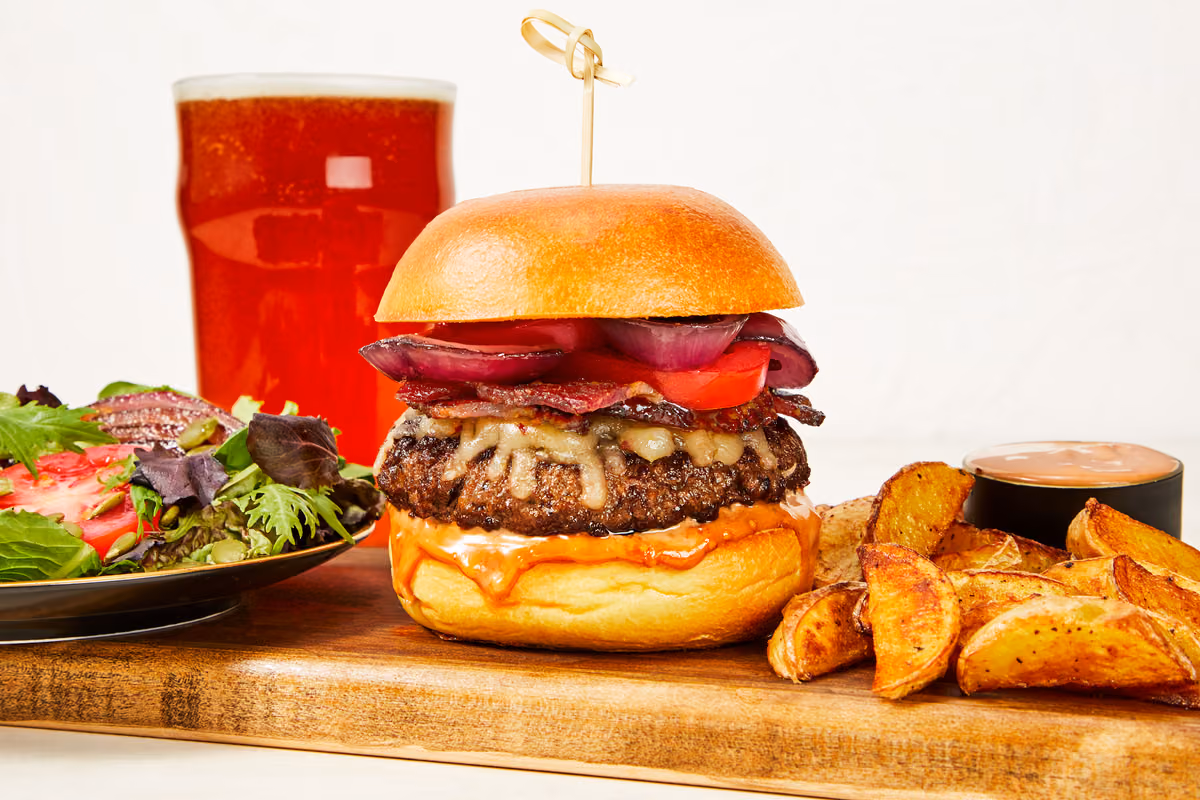 Fire 'Works' Bacon Burgers