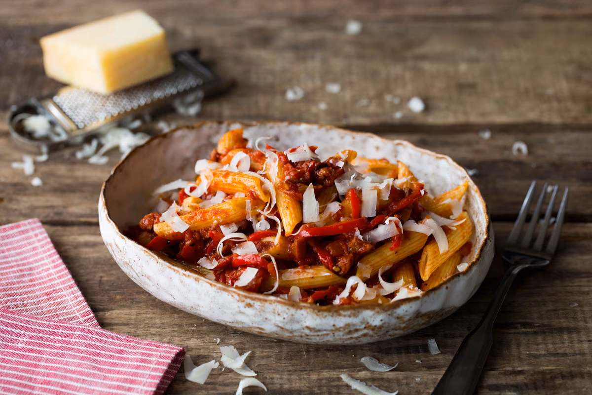 Spicy Chorizo & Tomato Penne