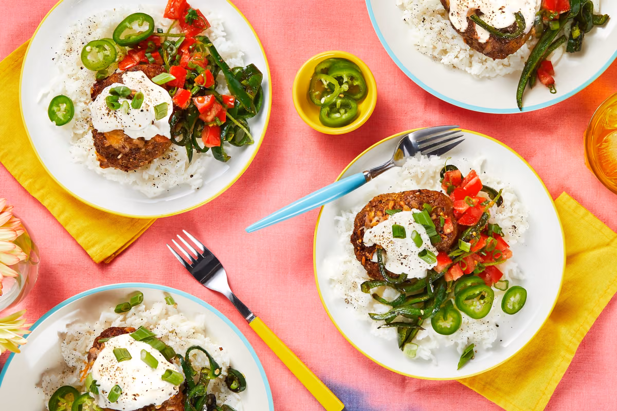 Cheesy Stuffed Mexican Meatloaves