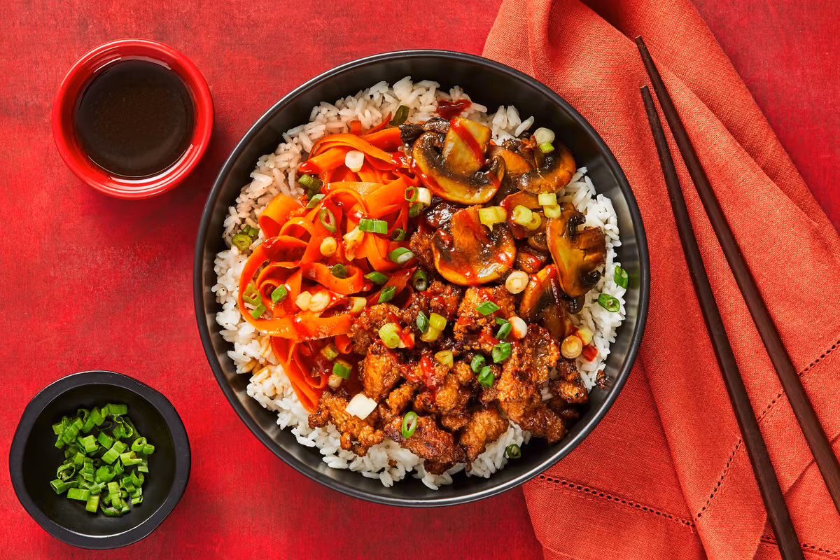 Pork and Veggie Bibimbap