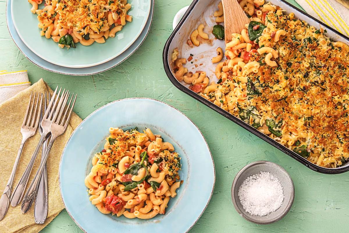 Macaroni in a Creamy Tomato Sauce