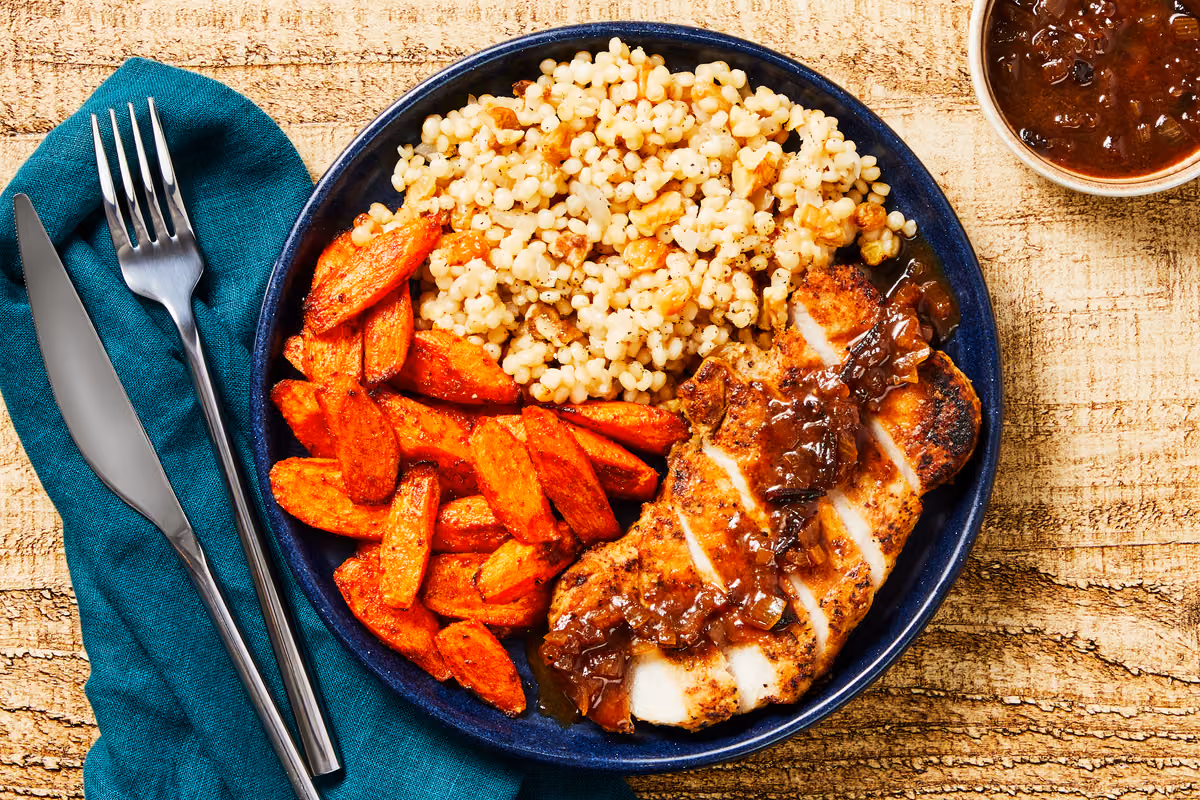 Pork Chops with Cranberry Pan Sauce