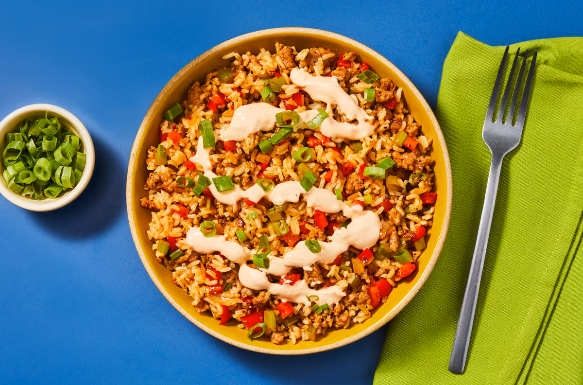 Cajun-Style Pork Sausage Dirty Rice