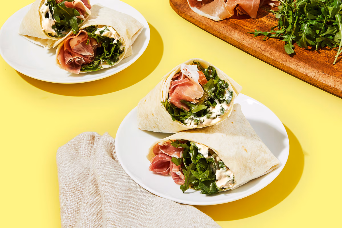 Creamy Truffle Honey Prosciutto Wraps