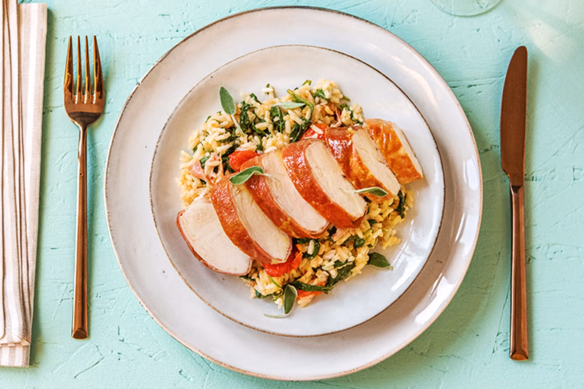 Prosciutto-Wrapped Chicken