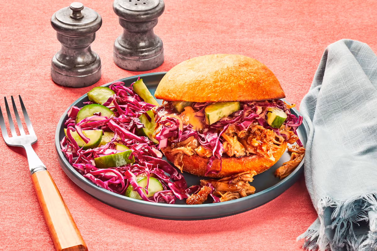 Bulgogi-Flavored Pulled Pork Sandwiches