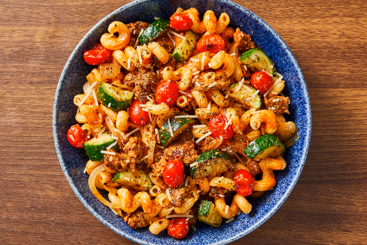 Pork Sausage Gluten-Free Fusilli Bolognese