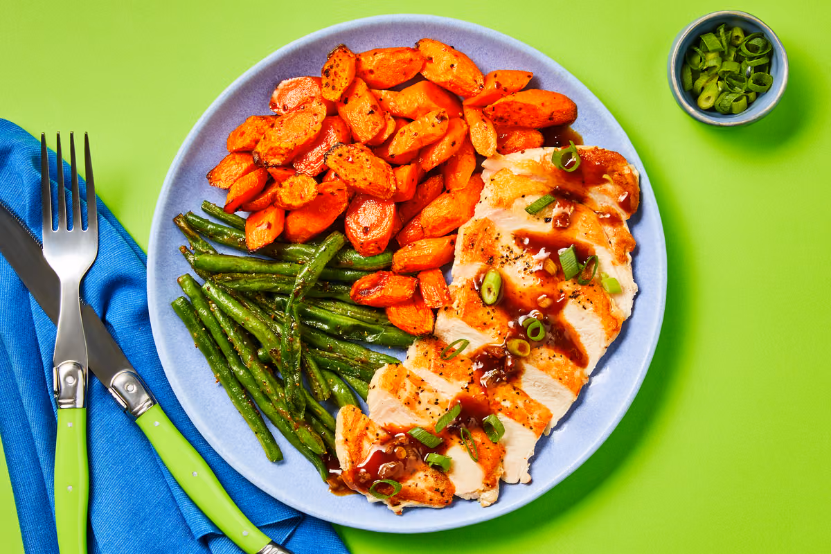 Sweet ’n’ Spicy Apricot Pork Chops