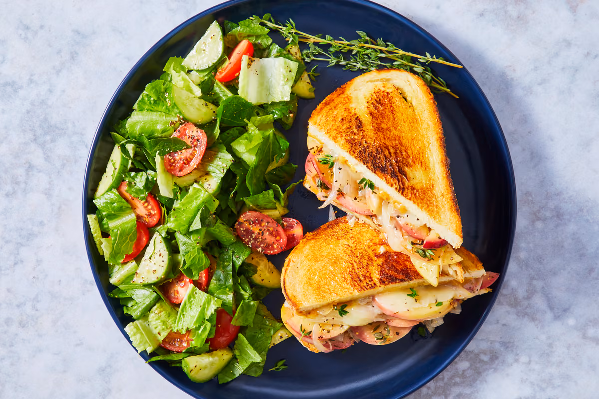 Caramelized Apple & Gouda Sandwiches