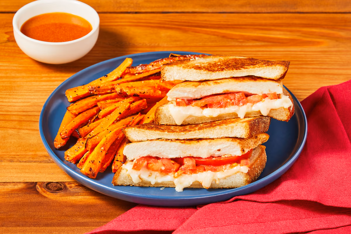 French Dip Chicken Sandwiches