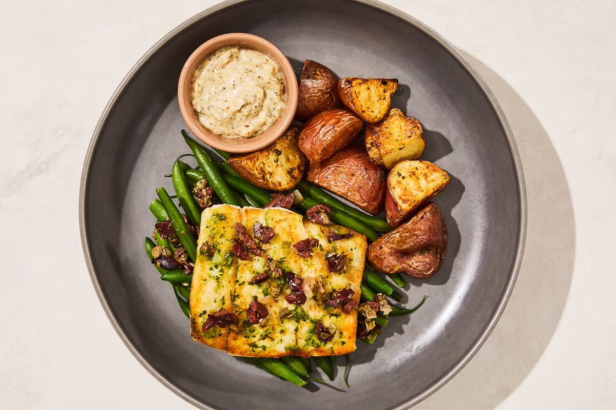 Barramundi & Kalamata Olive Nicoise