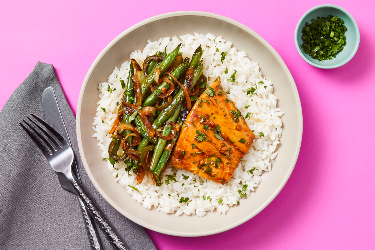 Sweet & Spicy Soy-Garlic Barramundi