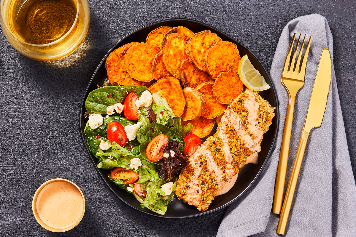Pepita-Crusted Salmon