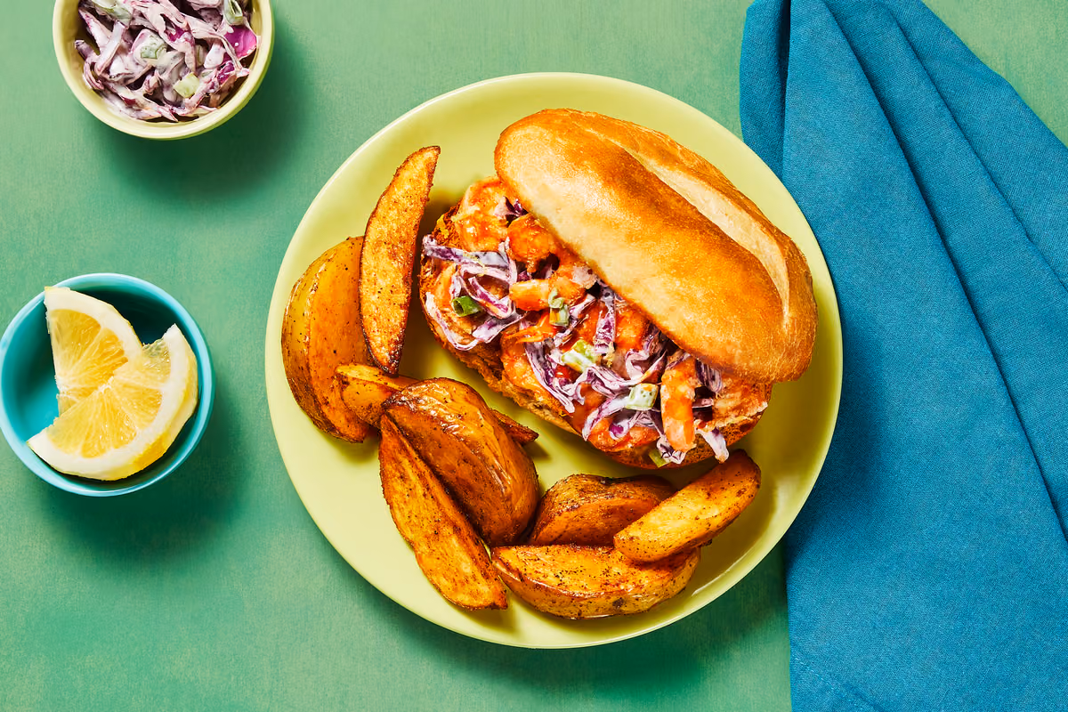 Warm Buttered Shrimp Rolls
