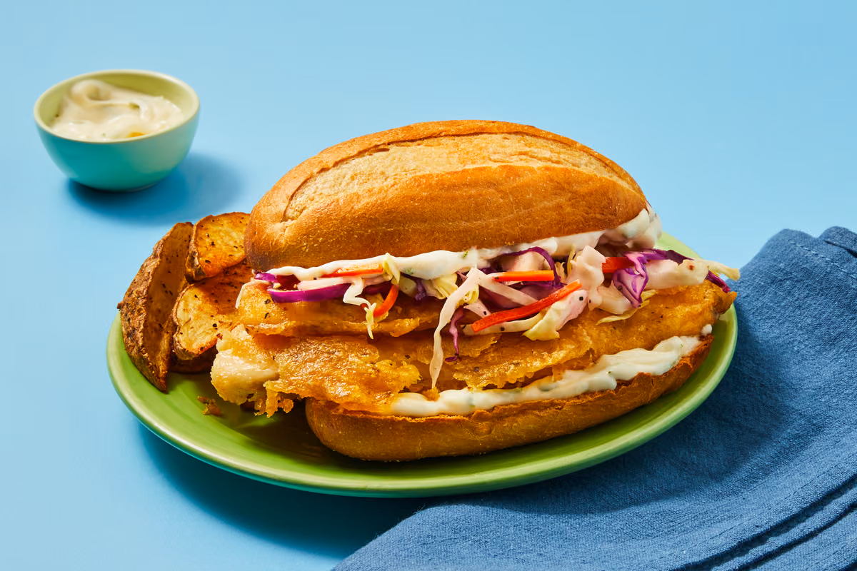 Cajun-Spiced Crispy Tilapia Sandwiches