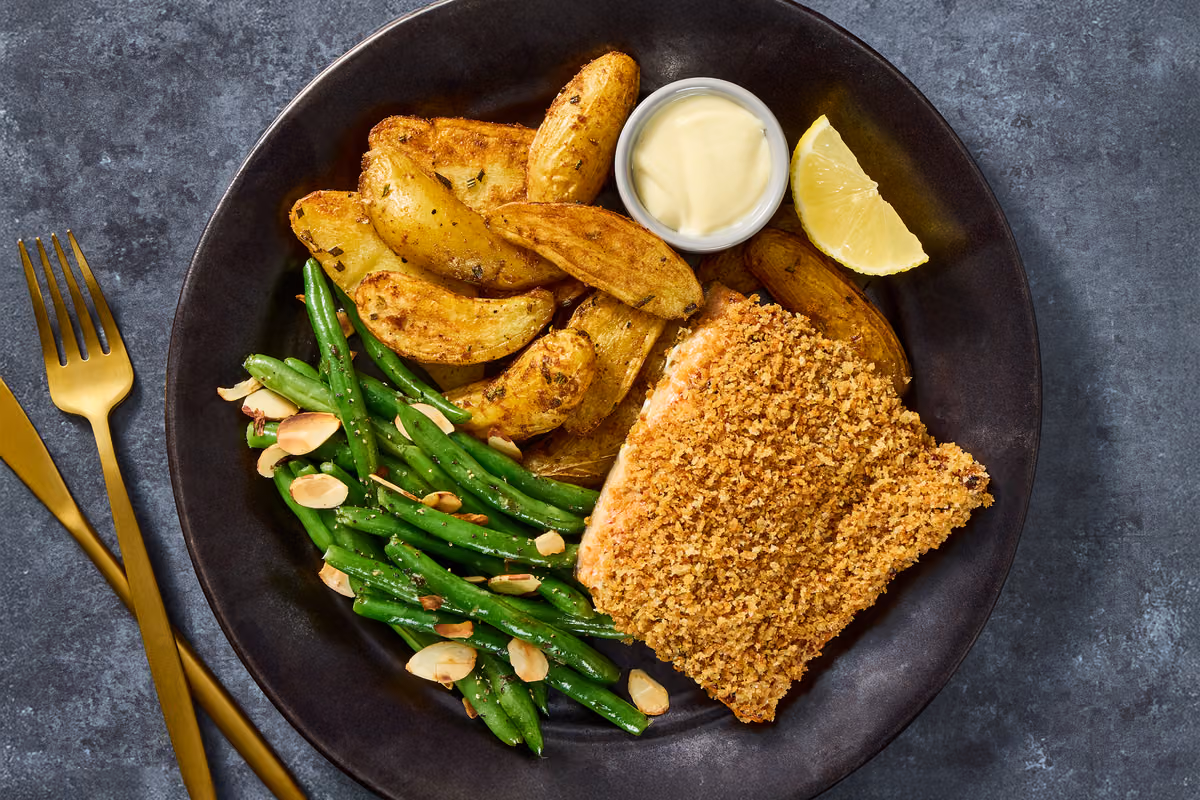 Dijon-Crusted Steelhead Trout