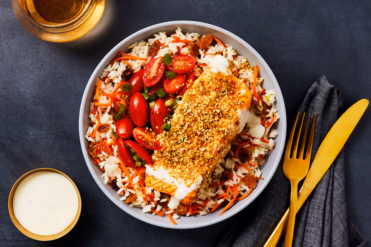 Honey Lemon Trout with Spiced Dukkah
