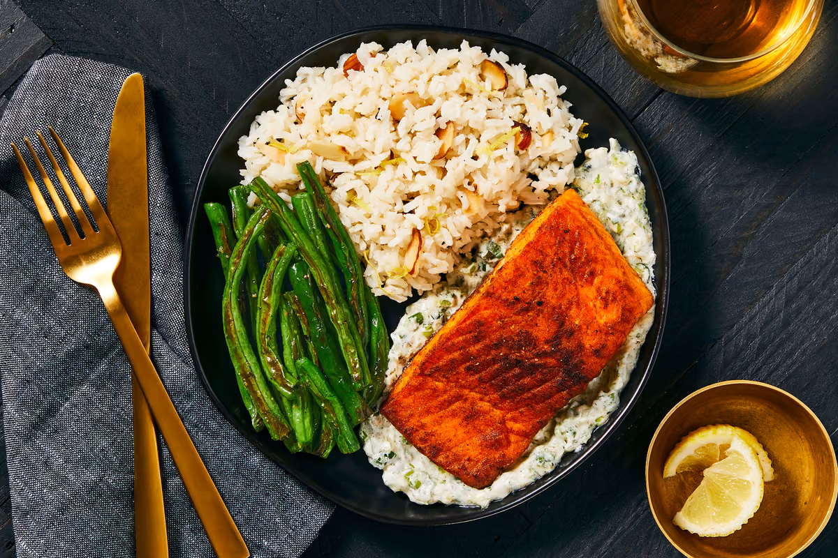 Pan-Seared Trout with Creamy Herb Sauce