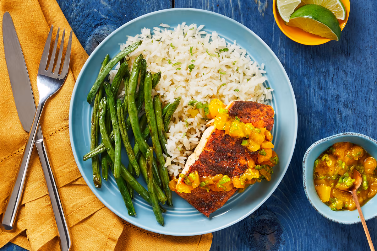Blackened Barramundi & Mango Salsa