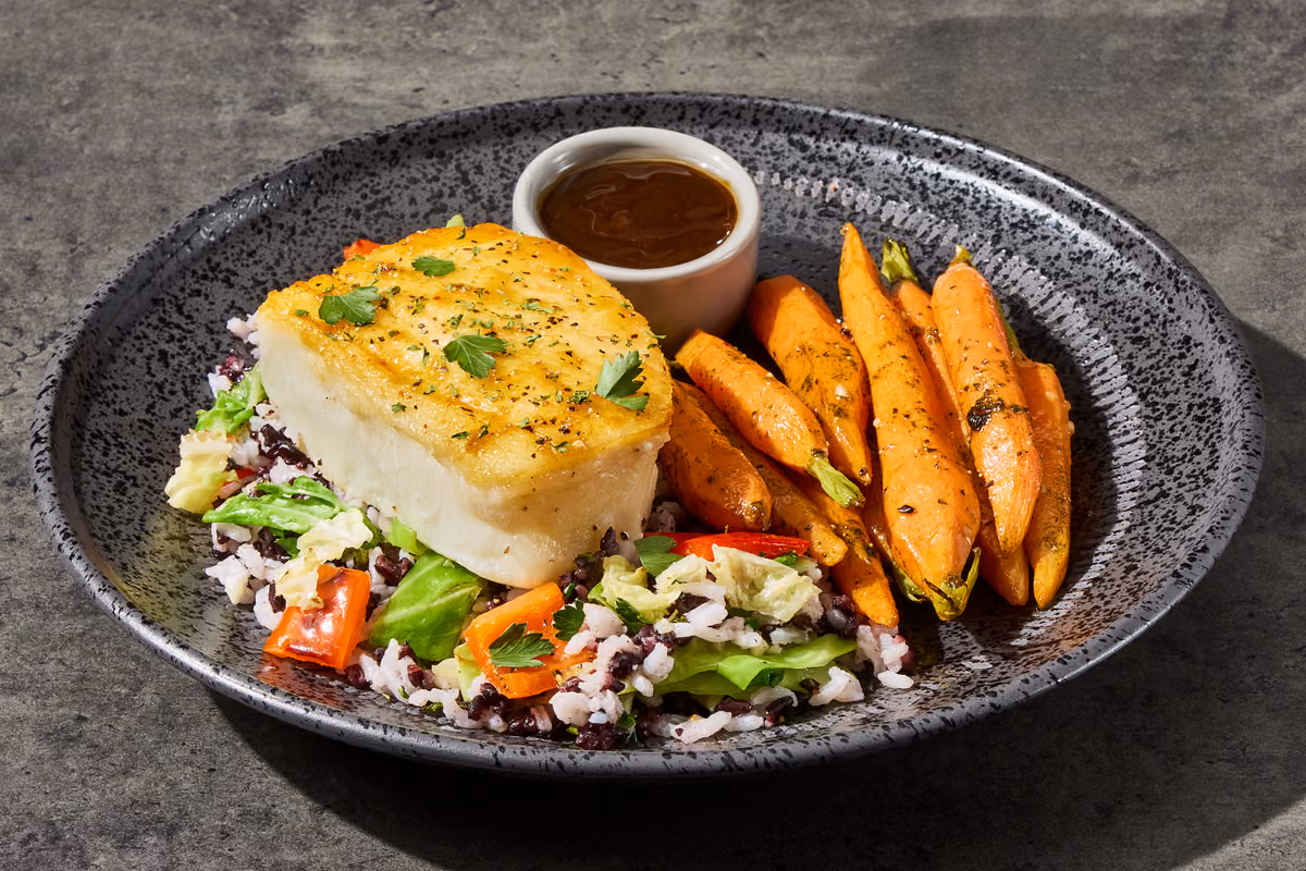 Hoisin Glazed Wild-Caught Sea Bass
