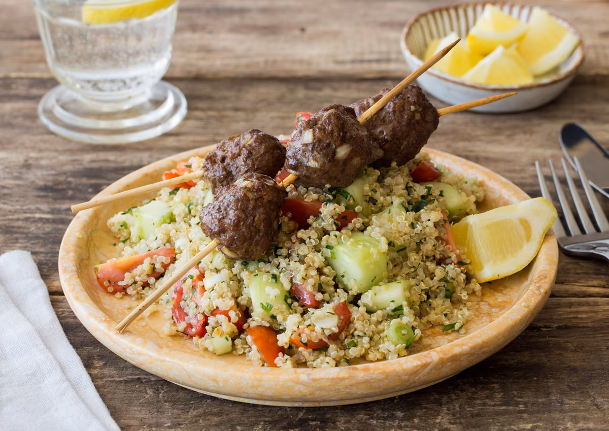 Lebanese Beef Skewers