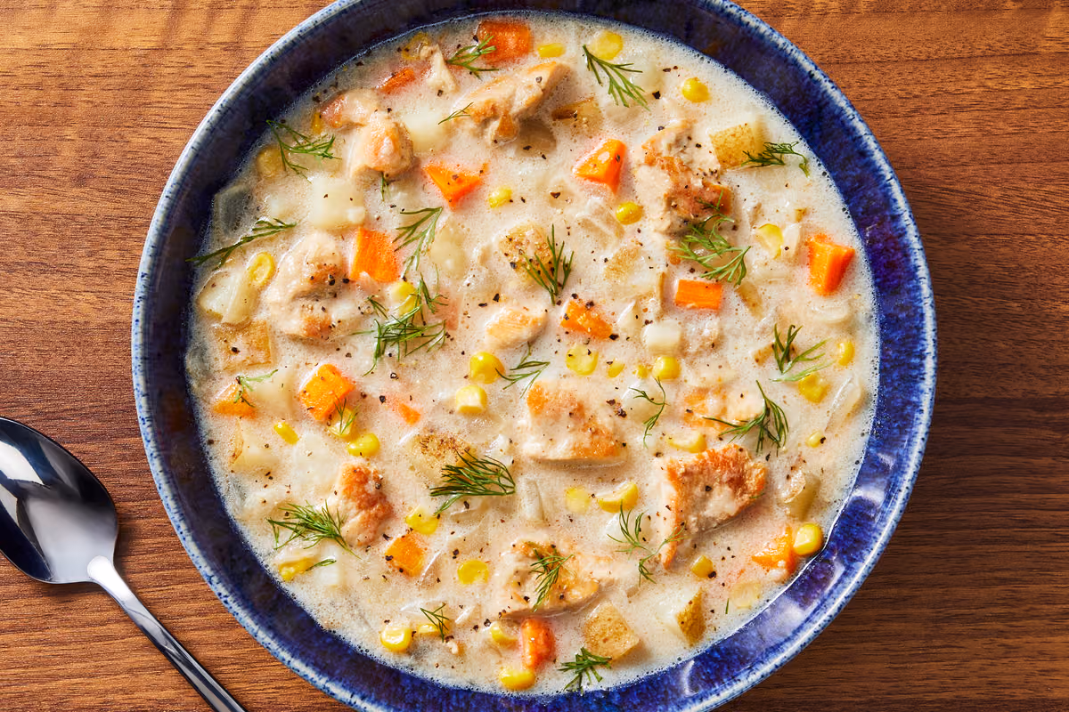 Creamy Chicken, Potato & Corn Soup