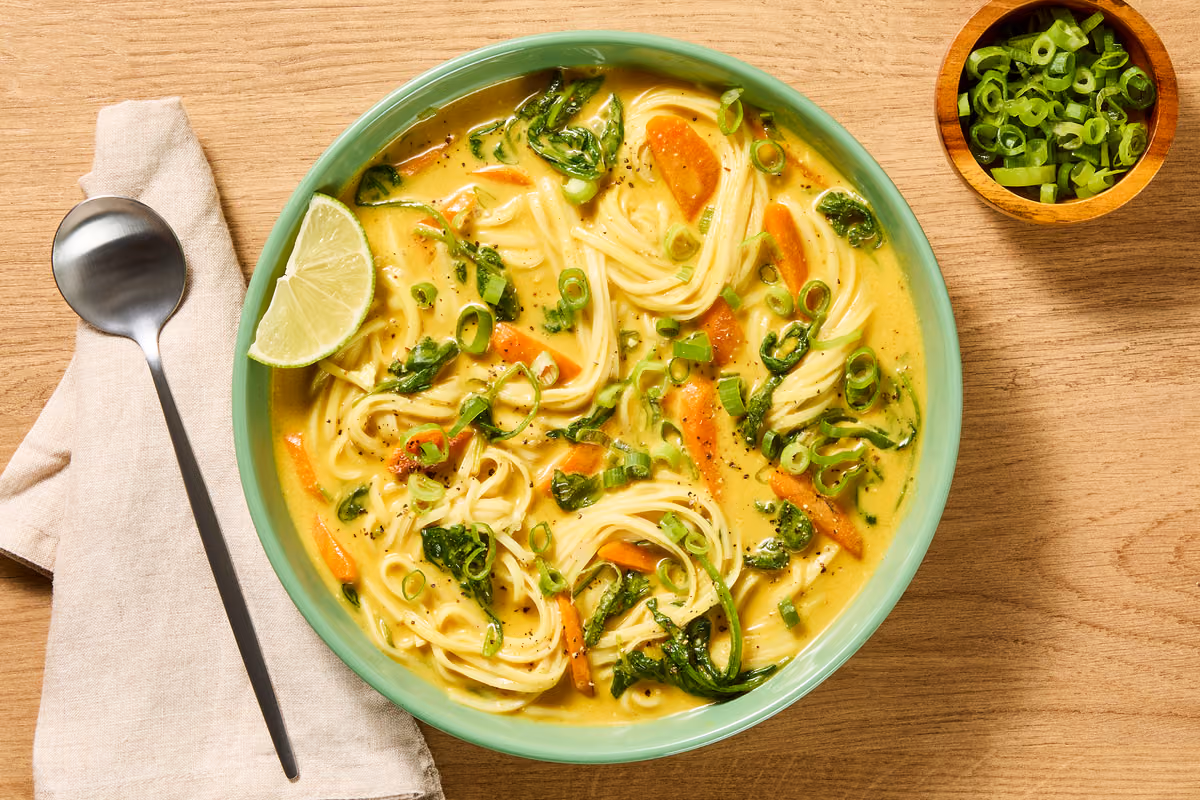 Vegan Spicy Coconut Curry Soup