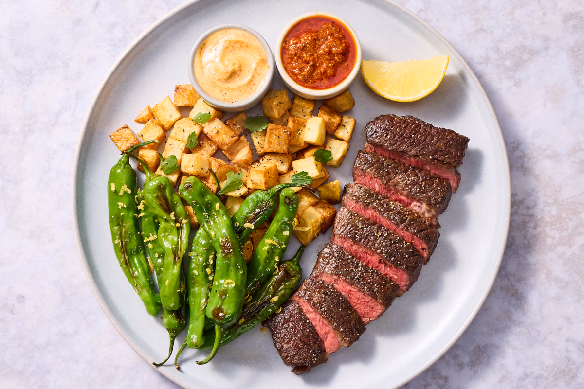 Spanish-Style Steak & Crispy Fried Potatoes