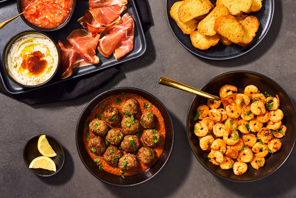 Spanish-Style Tapas with Turkey Albondigas