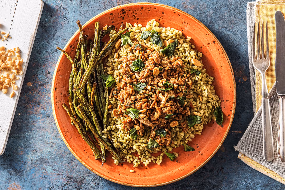 Pork Basil Stir-Fry
