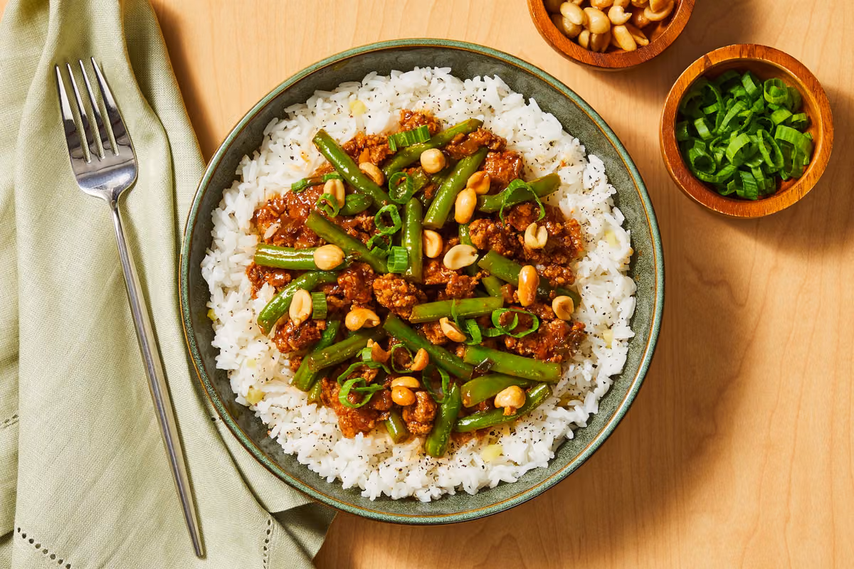 Szechuan Pork & Green Bean Stir-Fry