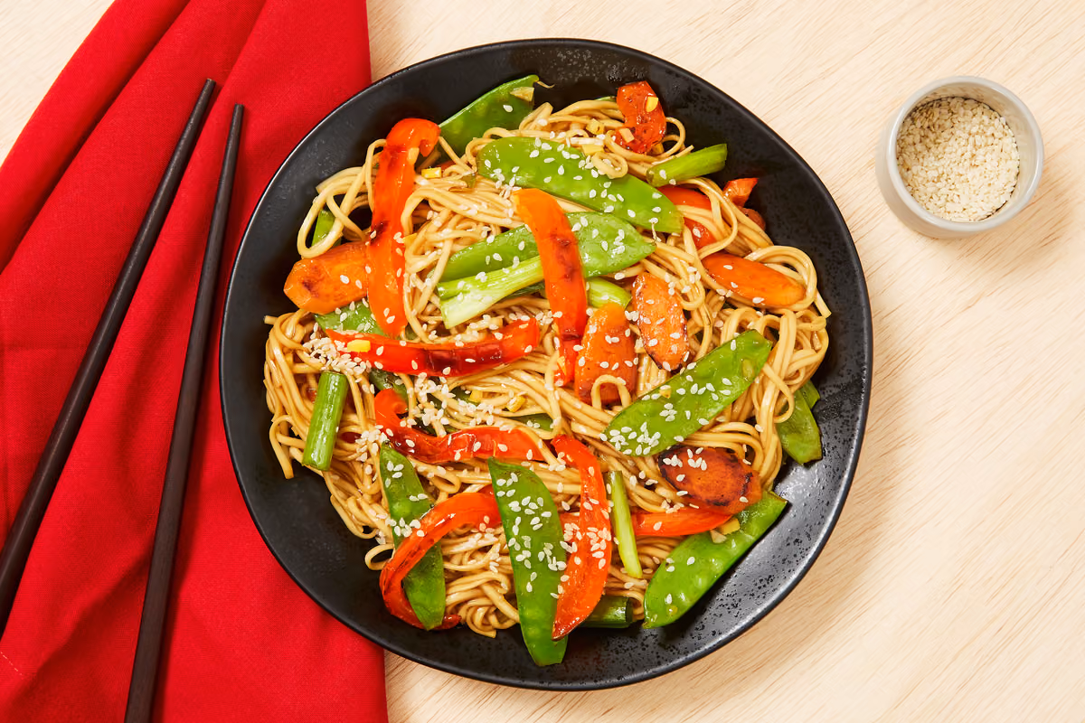 Ginger Soy Noodle Stir-Fry
