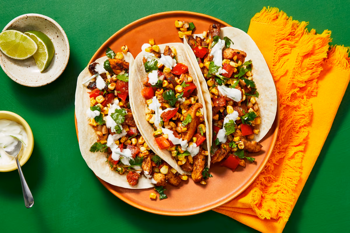 Chicken Ranchero Tacos