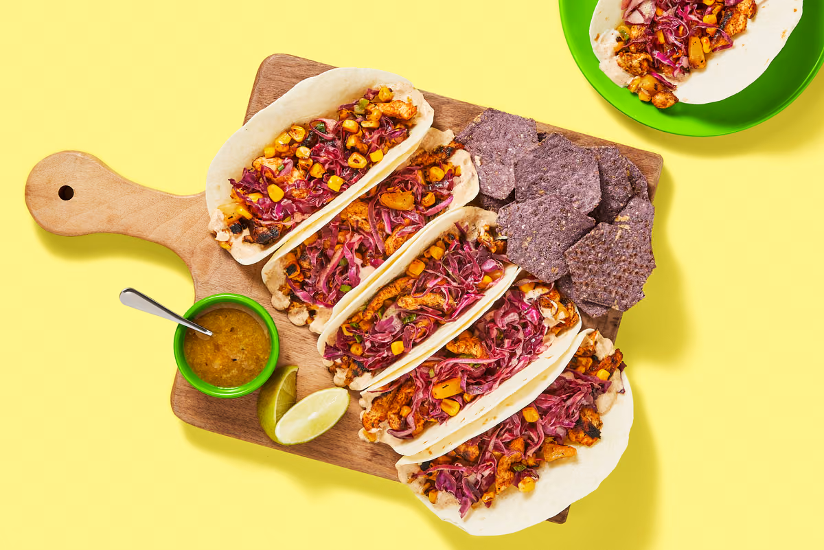 Pineapple Chicken Tacos