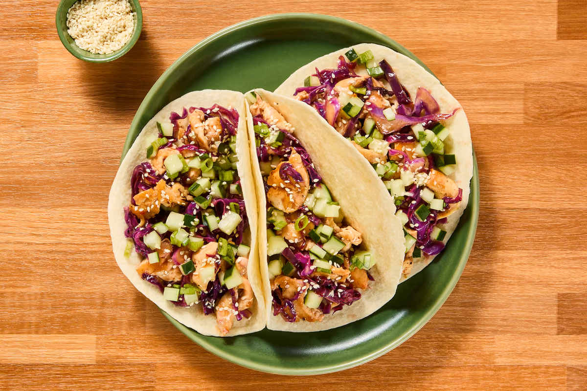 Sweet Heat Hoisin Chicken Tacos