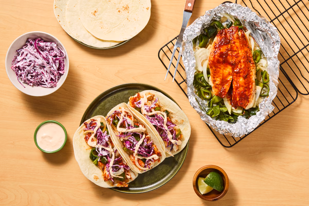 Spicy Fish Taco Grill Packets