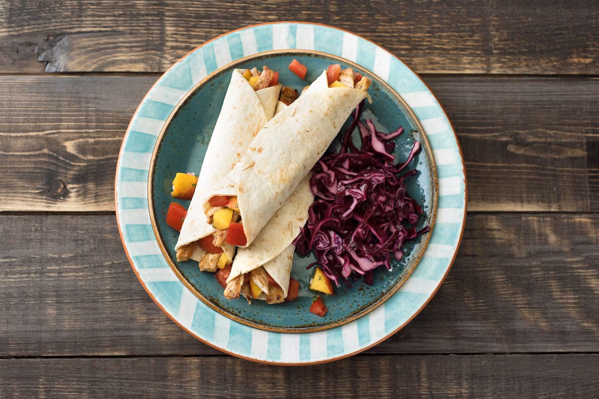 Peachy Pork Tacos