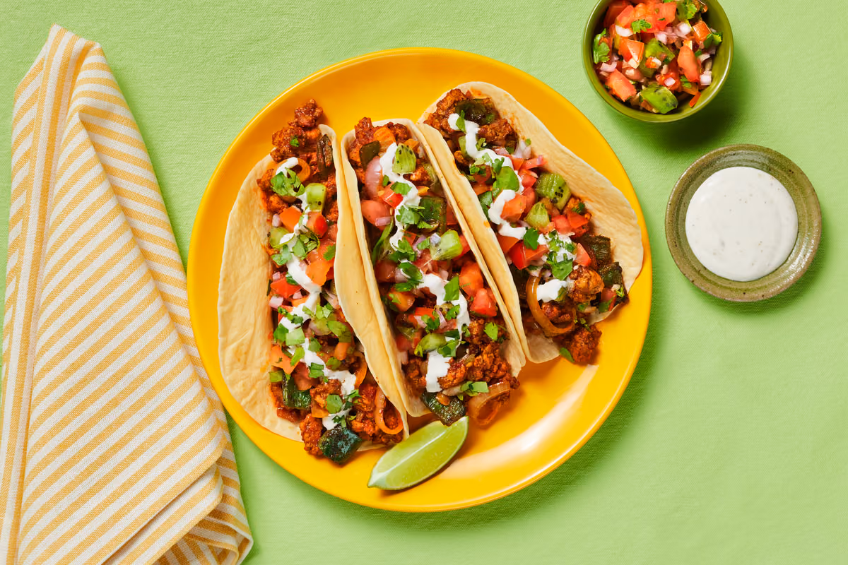 Pork & Poblano Tacos