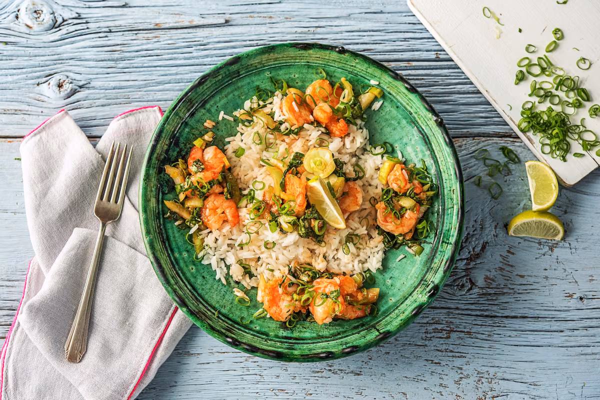 Speedy Chili Shrimp Stir-Fry