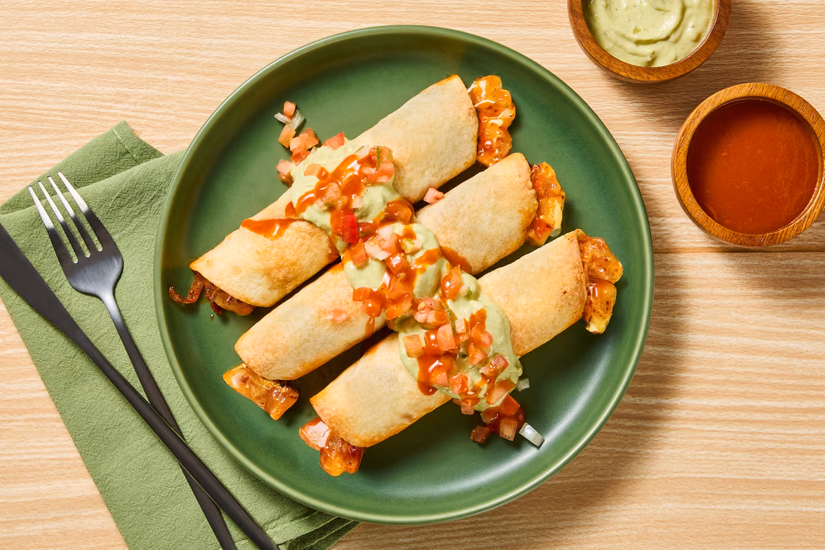 Fully Loaded Turkey Taquitos