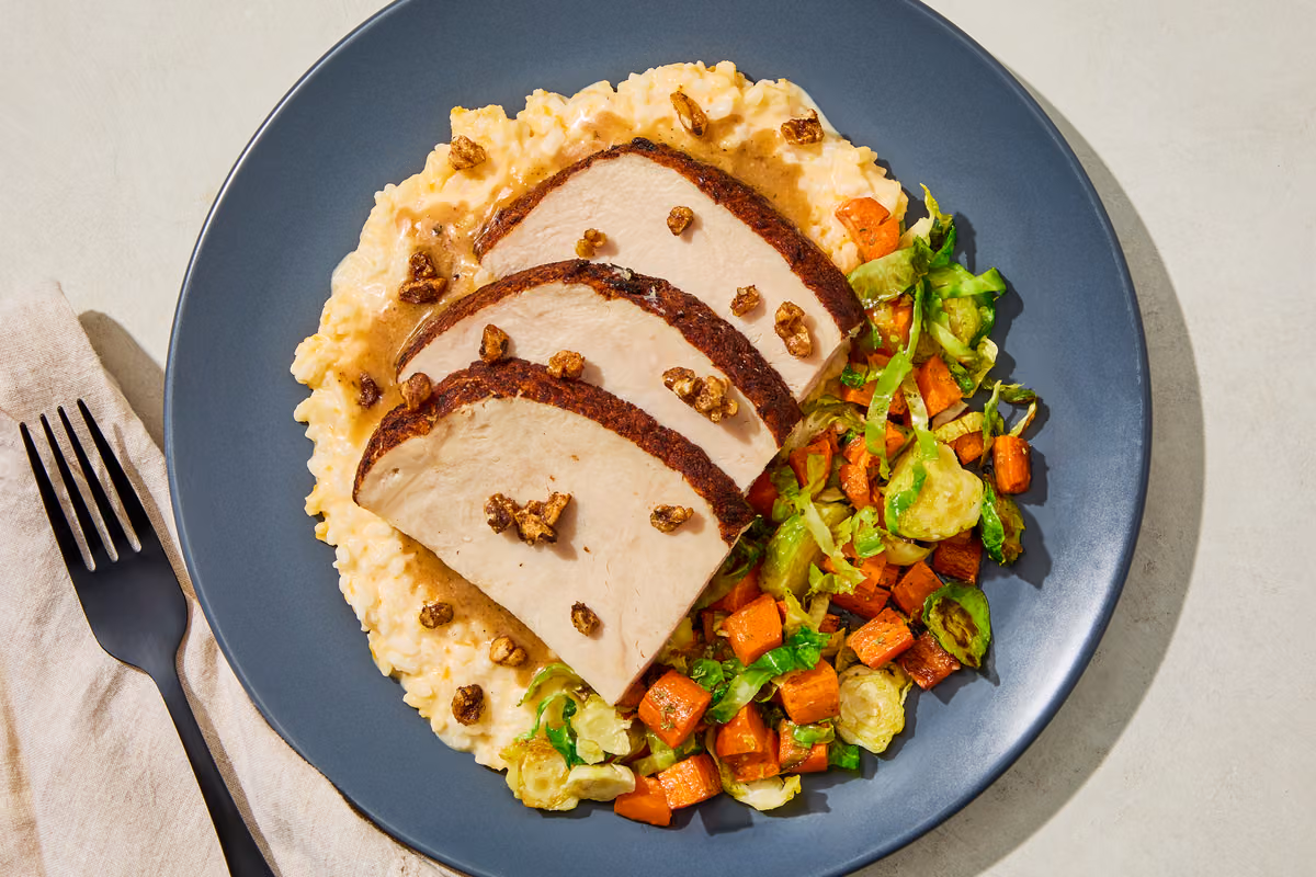 Maple-Walnut Turkey Power Plate