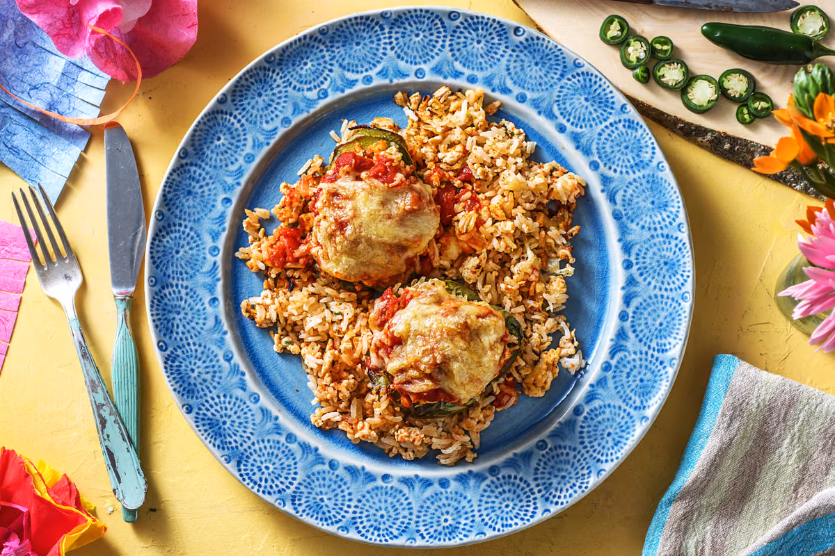 Turkey Chiles Rellenos